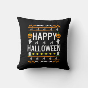 Cojín Decorativo Ministra Schnauzer Halloween Lazy Ugly Costume
