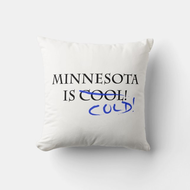 Cojín Decorativo Minnesota es Guay (Anverso)