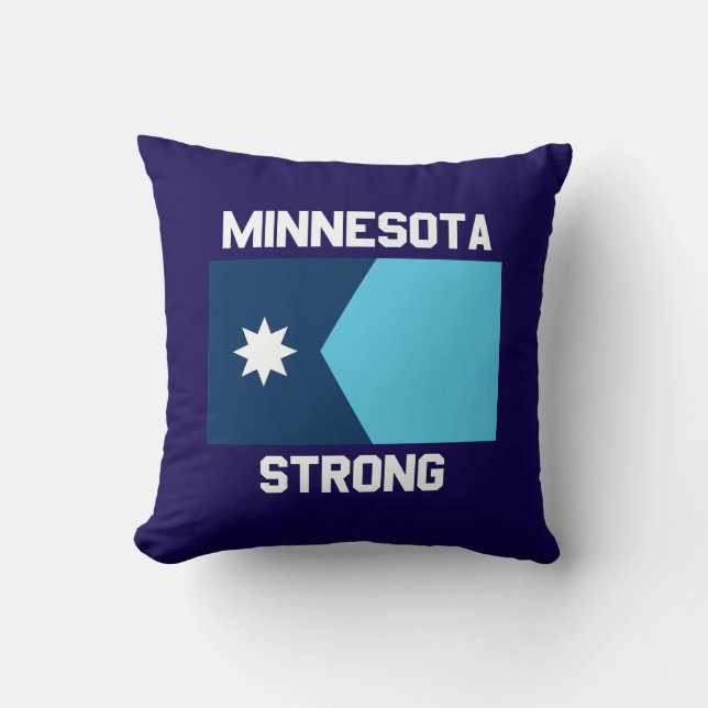 Cojín Decorativo Minnesota Strong Throw Pillow (Anverso)