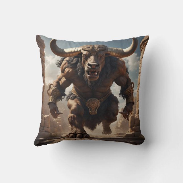 Cojín Decorativo Minotauro (Reverso)