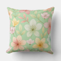 Cojín Decorativo Mint Floral 20" x 20"