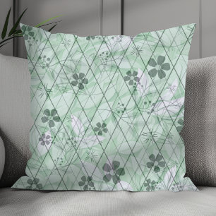 Cojín Decorativo Mint Green Vintage Inspiro Garden Diamond