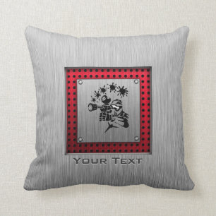 Cojín Decorativo Mirada metalizado cepillada Paintball