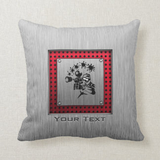 Cojín Decorativo Mirada metalizado cepillada Paintball