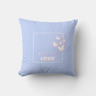 Cojín Decorativo Mírame crecer, Motivacional, Inspirador, Preppy