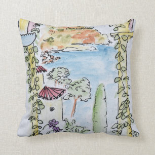 Cojín Decorativo Mirando al Mediterráneo Eze, Francia