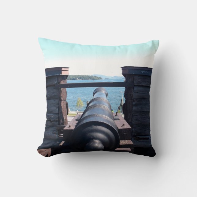 Cojín Decorativo Mirando hacia abajo el barril (Anverso)