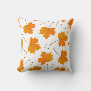 Cojín Decorativo Mirth de Maple: Personalizados de hojas de otoño