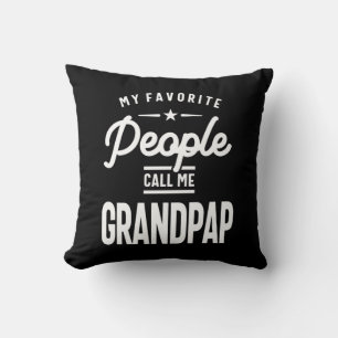 Cojín Decorativo Mis favoritos me llaman Grandpap