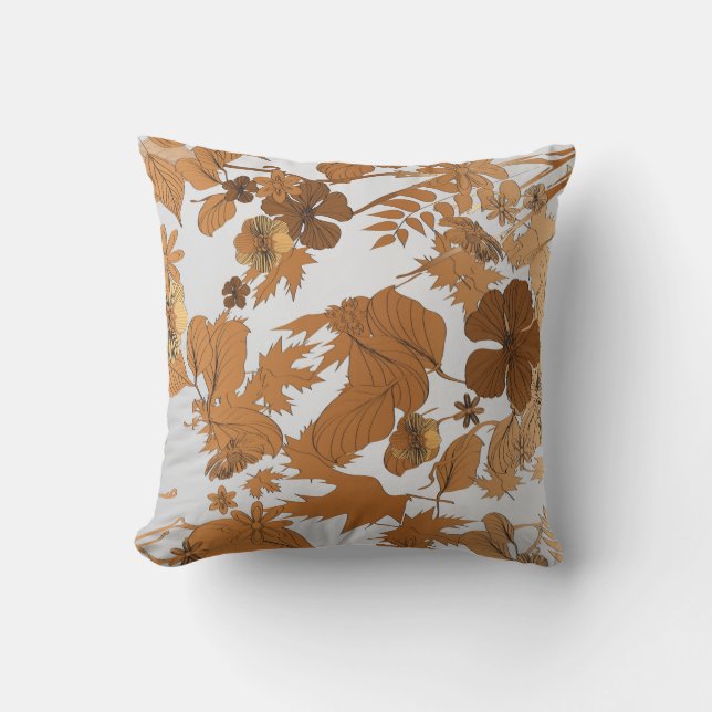 Cojín Decorativo Mis flores de jardín III (Anverso)