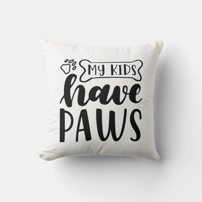 Cojín Decorativo Mis Hijos Tienen Papas (Anverso)