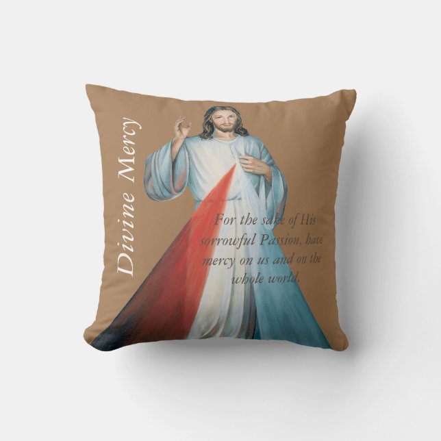 Cojín Decorativo misericordia divina (Anverso)