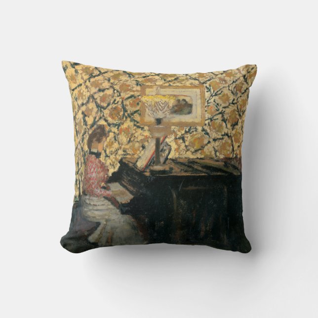 Cojín Decorativo Misia en el piano (Anverso)