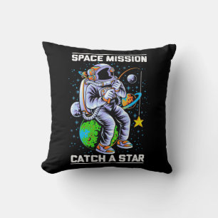 Cojín Decorativo Misión Espacial Astronauta Atrapa Una Estrella