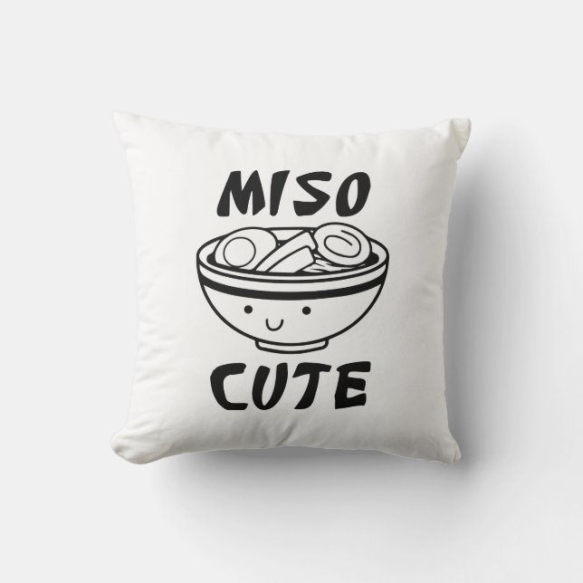 Cojín Decorativo Miso Cute (Anverso)