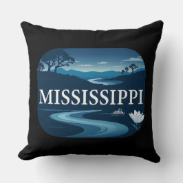 Cojín Decorativo Mississippi Estados Unidos de América