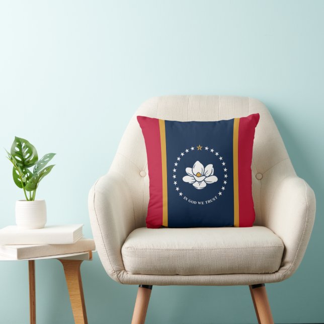 Cojín Decorativo Mississippi Flag on MoJo Pillow (Silla)