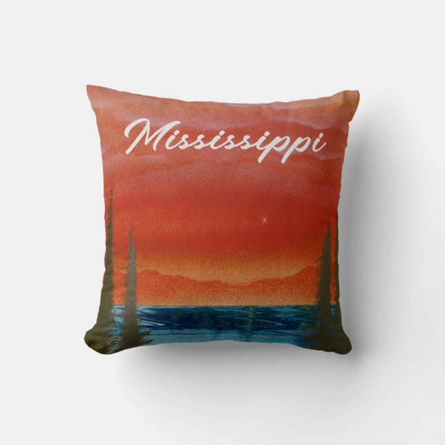 Cojín Decorativo Mississippi Sky (Anverso)