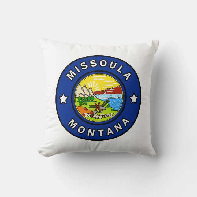 Cojín Decorativo Missoula Montana (Anverso)
