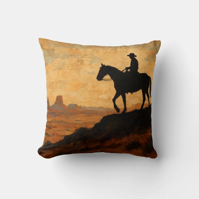 Cojín Decorativo Mixed Media Lone Rider Throw Blanket - Textured We (Anverso)