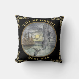 Cojín Decorativo Moby Dick Cita Pillow