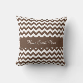 Cojín Decorativo Mocha Brown Chevron