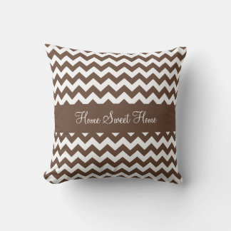 Cojín Decorativo Mocha Brown Chevron