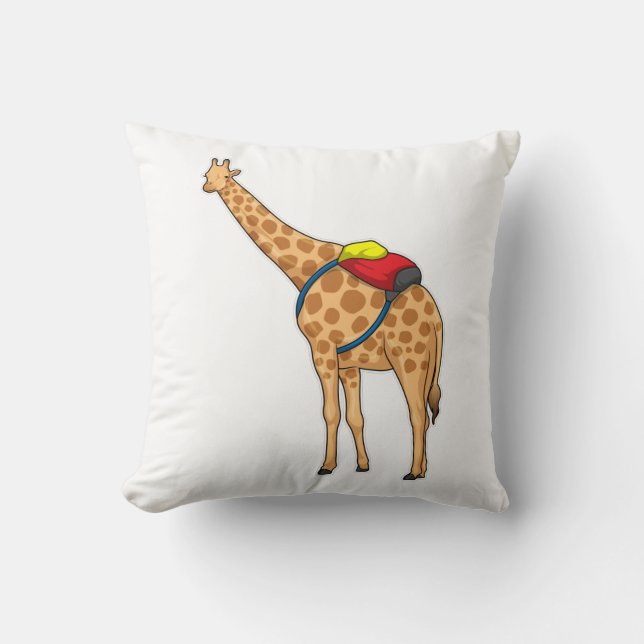 Cojín Decorativo Mochila Giraffe (Anverso)