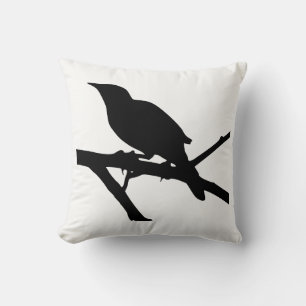 Cojín Decorativo Mockingbird Silhouette