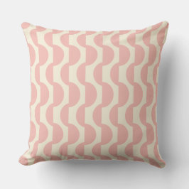 Cojín Decorativo Mod geometric shape in pink and cream pattern