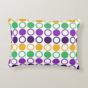 Cojín Decorativo Mod Mardi Gras Lunares