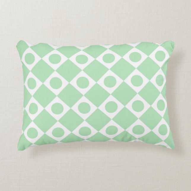 Cojín Decorativo Mod Retro 60's Mint (Anverso)