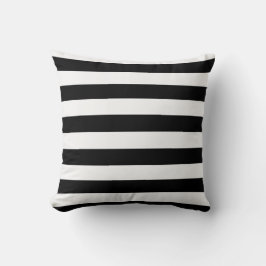 Cojín Decorativo Moda Bandas negras y blancas