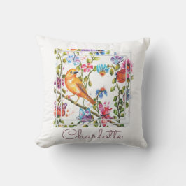 Cojín Decorativo Moda caprichosa de acuarela