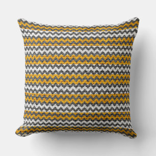 Cojín Decorativo Moda Chevron Burlap Rustic #25