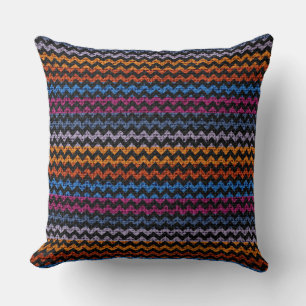 Cojín Decorativo Moda Chevron Burlap Rustic #30
