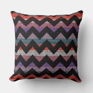 Cojín Decorativo Moda Chevron Burlap Rustic #34