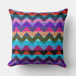 Cojín Decorativo Moda Chevron Burlap Rustic #38