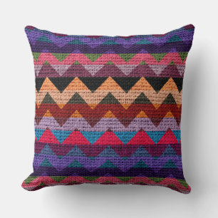 Cojín Decorativo Moda Chevron Burlap Rustic #39