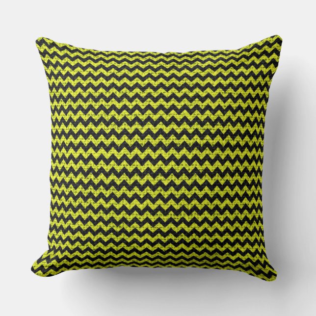 Cojín Decorativo Moda Chevron Burlap Rustic #4 (Anverso)