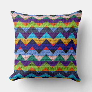 Cojín Decorativo Moda Chevron Burlap Rustic #41