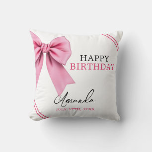 Cojín Decorativo Moda de color de agua rosada de vaca dulce 16 cump