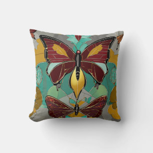 Cojín Decorativo Moda de flauta: Los suaves tanteos de mariposa"