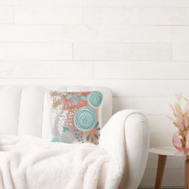 Cojín Decorativo Moda elegante Abstract Floral