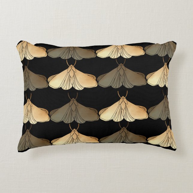 Cojín Decorativo Moda en patrón oro (Anverso)