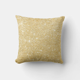 Cojín Decorativo Moda Faux Gold Purpurina Lujo Pillow