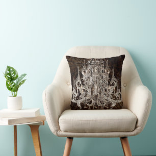 Cojín Decorativo Moda Grano de madera País Francés Lámpara de crist