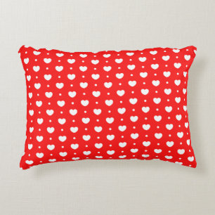 Cojín Decorativo Moda Lámina de acento del patrón de los corazones