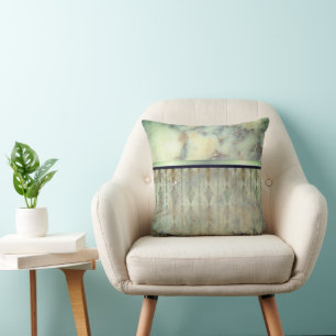 Cojín Decorativo Moda Minty Green Marble Harlequin
