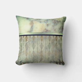 Cojín Decorativo Moda Minty Green Marble Harlequin